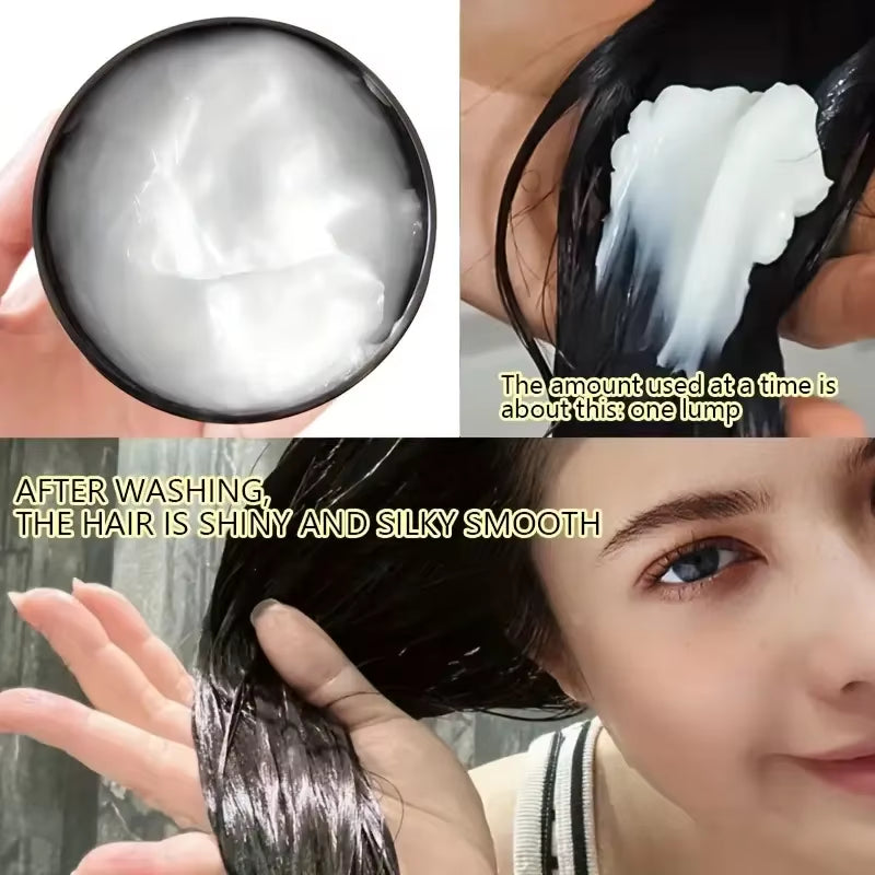 Collagen-Infused Moroccan Argan Oil Hair Mask for Deep Repair and Revitalization of Dry, Damaged Hair