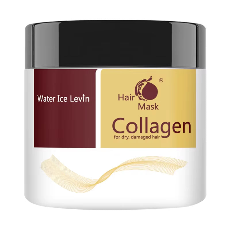 Collagen-Infused Moroccan Argan Oil Hair Mask for Deep Repair and Revitalization of Dry, Damaged Hair