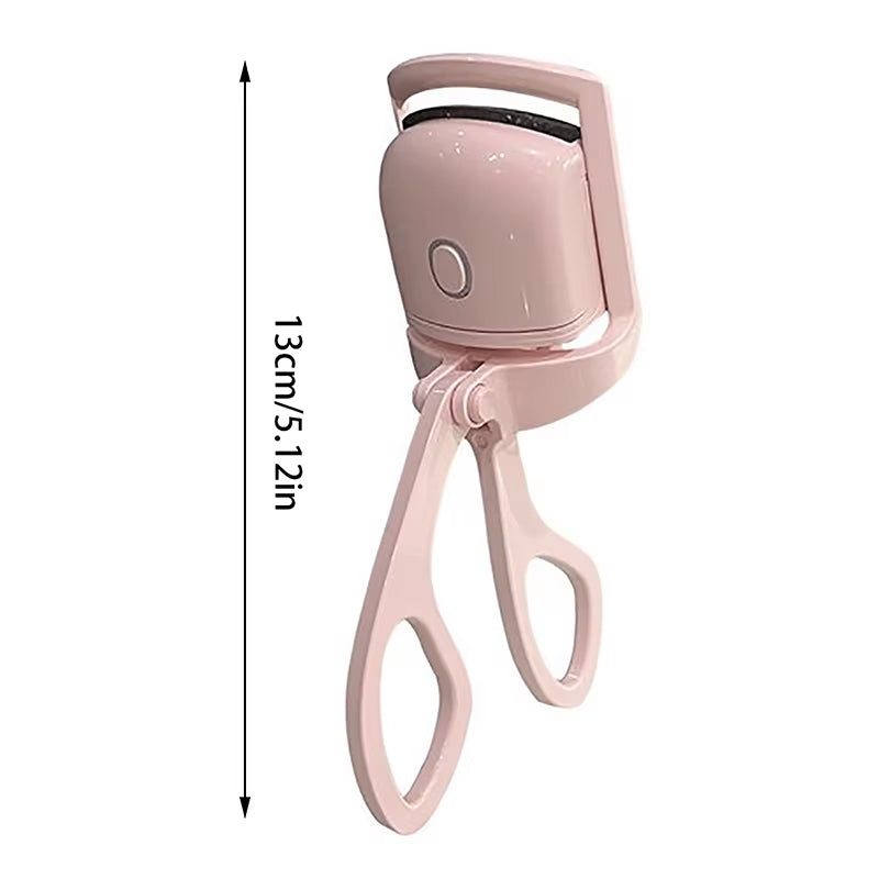 Electric Portable Eyelash Curler with Thermal Perm Shaping and Lasting Curl, USB Rechargeable with Fast Heating Technology