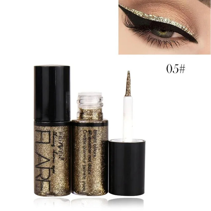 Big Seal Stamp Liquid Eyeliner Pen Waterproof Fast Dry Black Eye Liner Pencil with Eyeliner Cosmetic Double-Ended Eyeliner