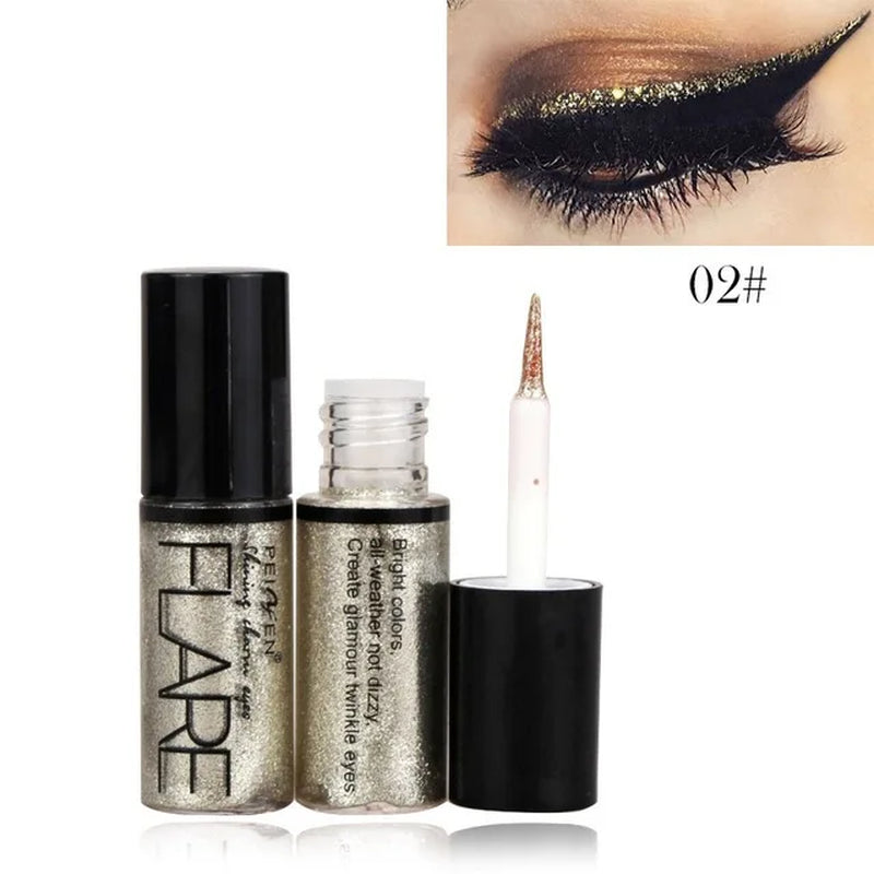 Big Seal Stamp Liquid Eyeliner Pen Waterproof Fast Dry Black Eye Liner Pencil with Eyeliner Cosmetic Double-Ended Eyeliner