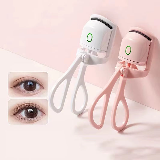 Electric Portable Eyelash Curler with Thermal Perm Shaping and Lasting Curl, USB Rechargeable with Fast Heating Technology