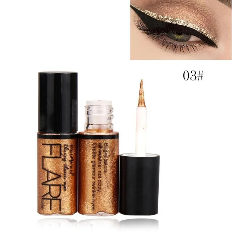 Big Seal Stamp Liquid Eyeliner Pen Waterproof Fast Dry Black Eye Liner Pencil with Eyeliner Cosmetic Double-Ended Eyeliner